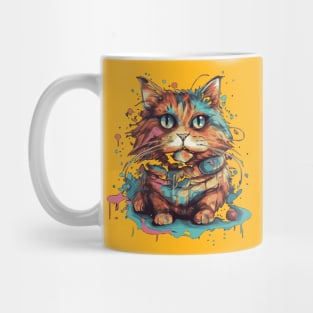 My painting, van Gogh's Cats Mug